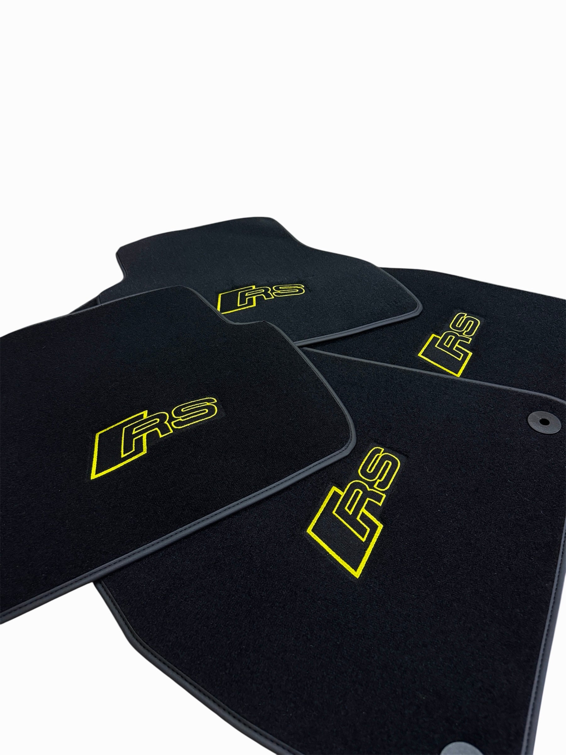 Audi RS Q3 Floor Mats (2013–2024) - Custom Fit Velour Luxury Carpet Set