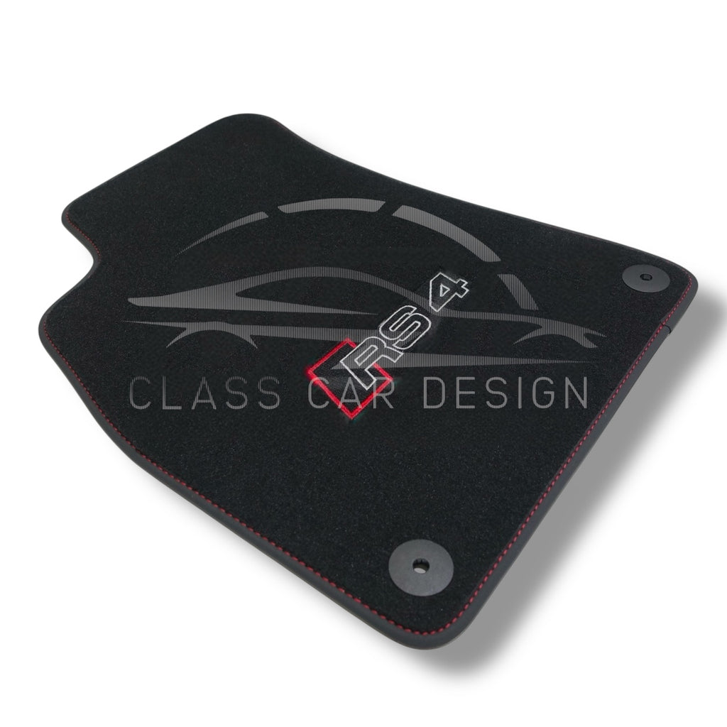 Audi RS 4 B7 Avant Floor Mats (2006-2008) – Custom Fit Luxury Velour Carpet Set
