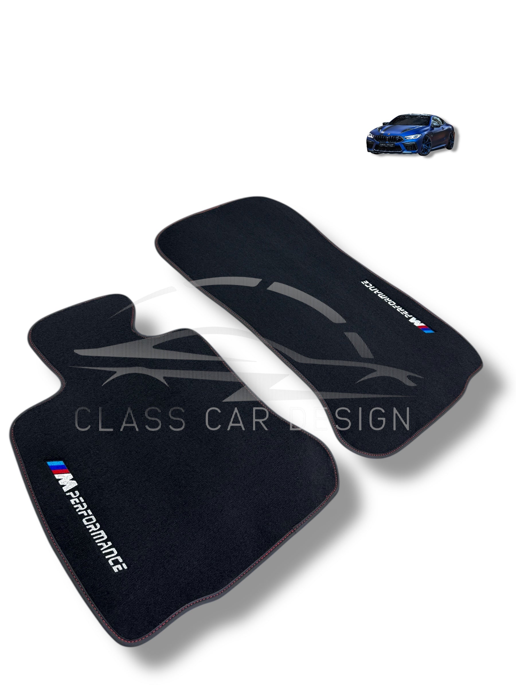 BMW 3 Series F30 Floor Mats (2012-2019) Custom Fit Luxury Velour Car Mats - Premium Carpet Set