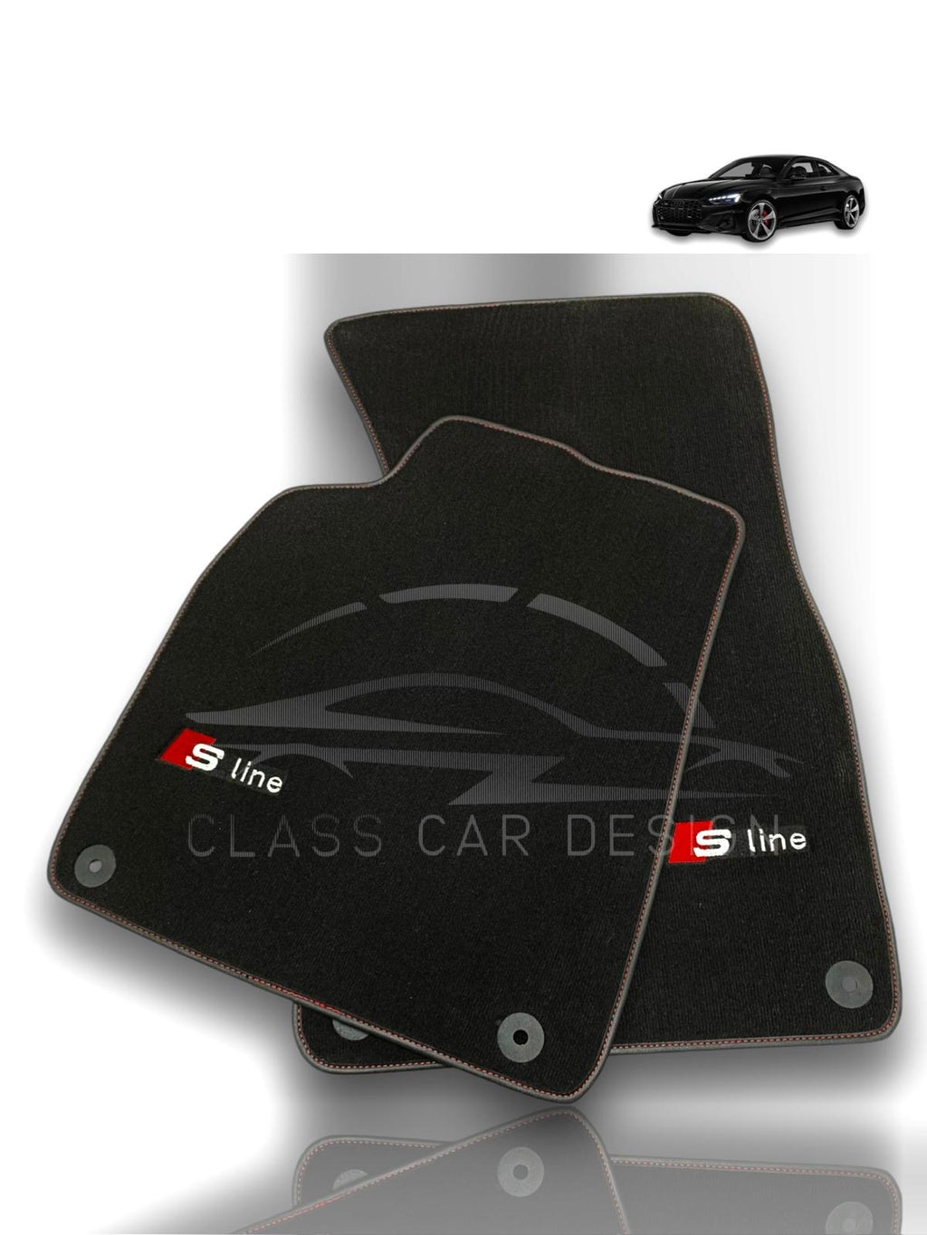 Audi A1 A2 A3 A4 A5 A6 A7 A8 Q2 Q3 Q4 Q5 Q7 Q8 TT And E-Tron Floor Mats – Custom Fit Luxury Velour Carpet Set