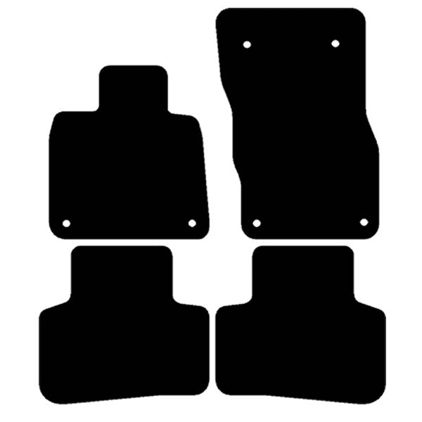 Maserati Grecale Floor Mats (2022–2026) – Custom Fit Velour Luxury Carpet Set