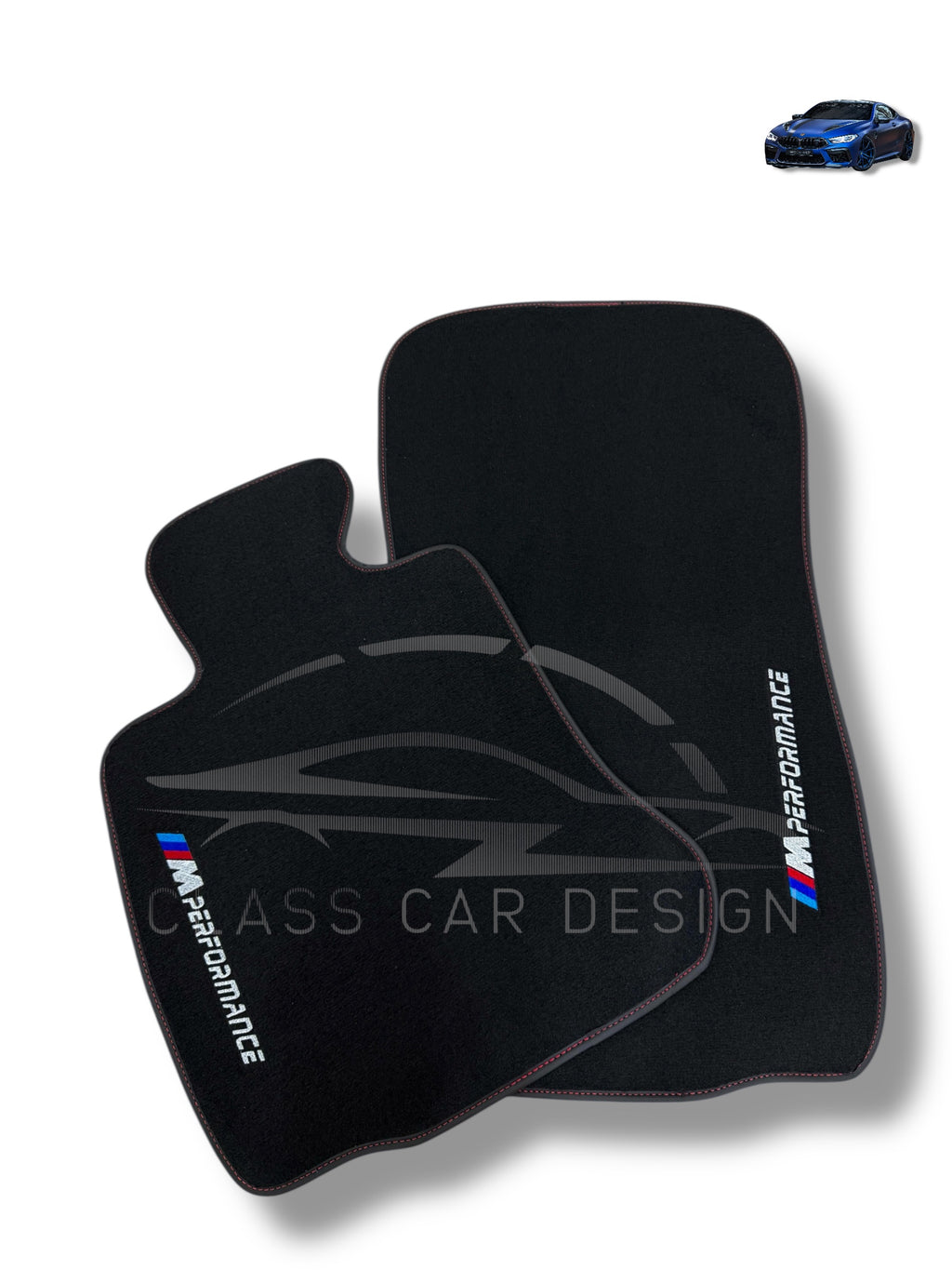 BMW 3 Series F30 Floor Mats (2012-2019) Custom Fit Luxury Velour Car Mats - Premium Carpet Set