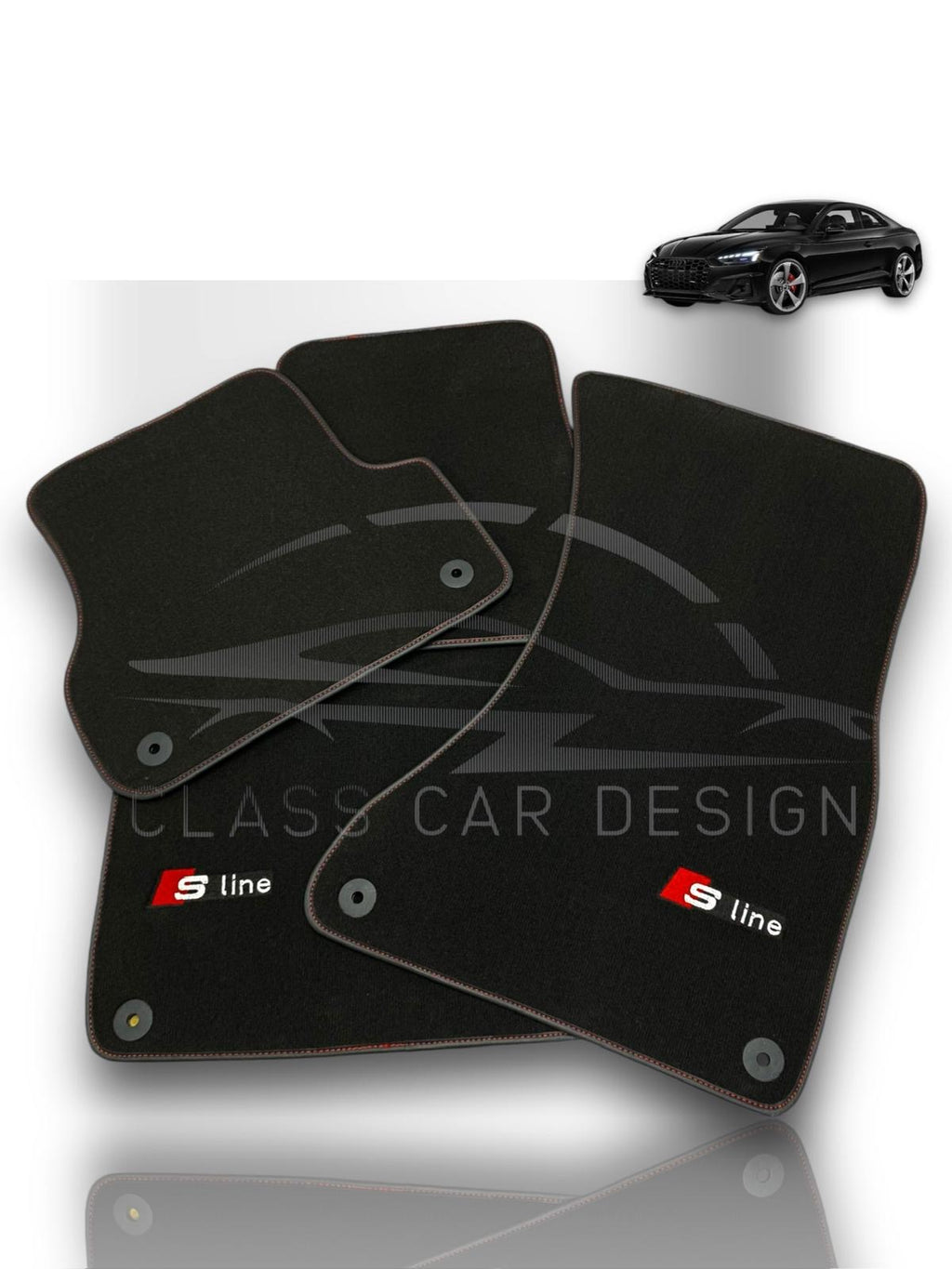 Audi A1 A2 A3 A4 A5 A6 A7 A8 Q2 Q3 Q4 Q5 Q7 Q8 TT And E-Tron Floor Mats – Custom Fit Luxury Velour Carpet Set