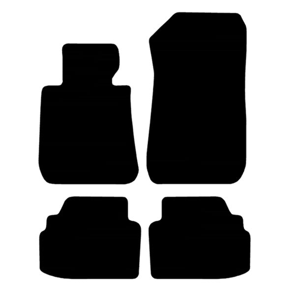 BMW 3 Series E92 Coupe Floor Mats (2007–2013) – Custom Fit Luxury Velour Car Mats – Premium Carpet Set