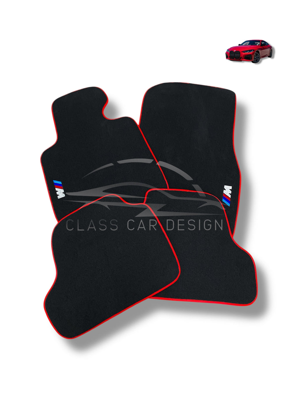 BMW 4 Series F36 Gran Coupe (2014–2020) Custom Fit Velour Floor Mats – Luxury Carpet Set