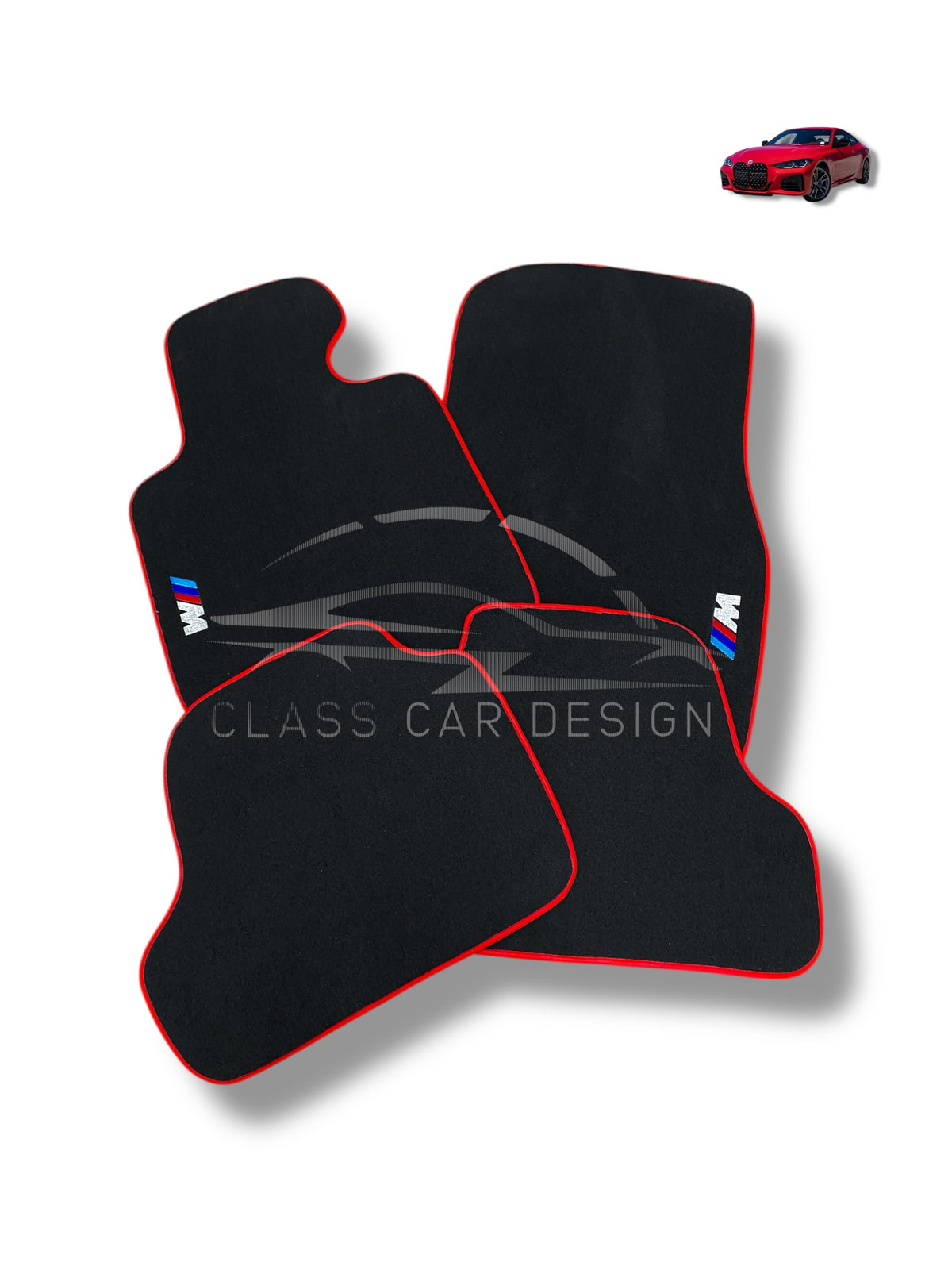 BMW 4 Series F36 Gran Coupe (2014–2020) Custom Fit Velour Floor Mats – Luxury Carpet Set