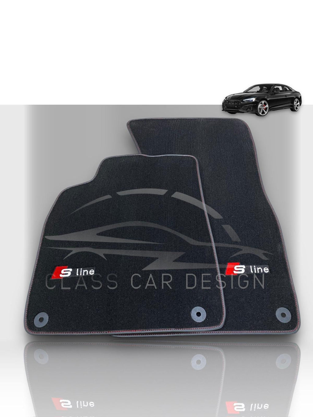 Audi A1 A2 A3 A4 A5 A6 A7 A8 Q2 Q3 Q4 Q5 Q7 Q8 TT And E-Tron Floor Mats – Custom Fit Luxury Velour Carpet Set