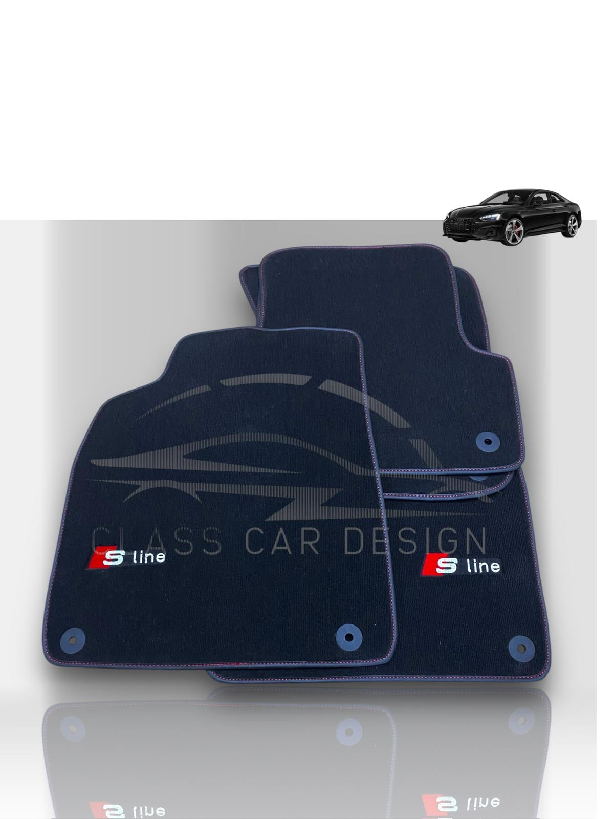 Audi A1 A2 A3 A4 A5 A6 A7 A8 Q2 Q3 Q4 Q5 Q7 Q8 TT And E-Tron Floor Mats – Custom Fit Luxury Velour Carpet Set