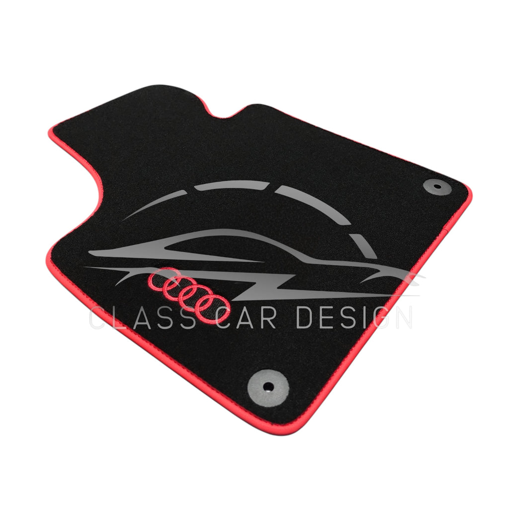 Audi A1 A2 A3 A4 A5 A6 A7 A8 Q2 Q3 Q4 Q5 Q7 Q8 TT And E-Tron Floor Mats – Custom Fit Luxury Velour Carpet Set