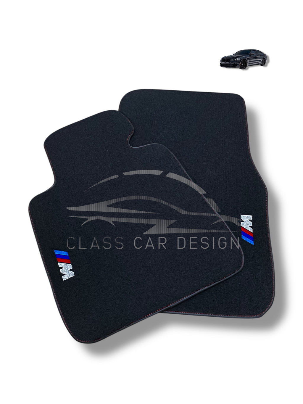 BMW 3 Series F30 Floor Mats (2012-2019) Custom Fit Luxury Velour Car Mats - Premium Carpet Set
