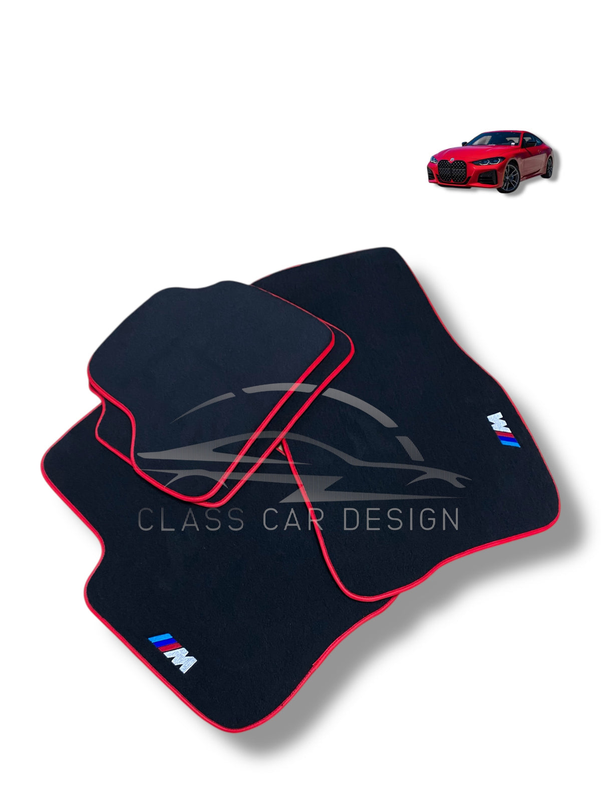 BMW 4 Series F32 Coupe (2013–2020) Custom Fit Velour Floor Mats – Luxury Carpet Set