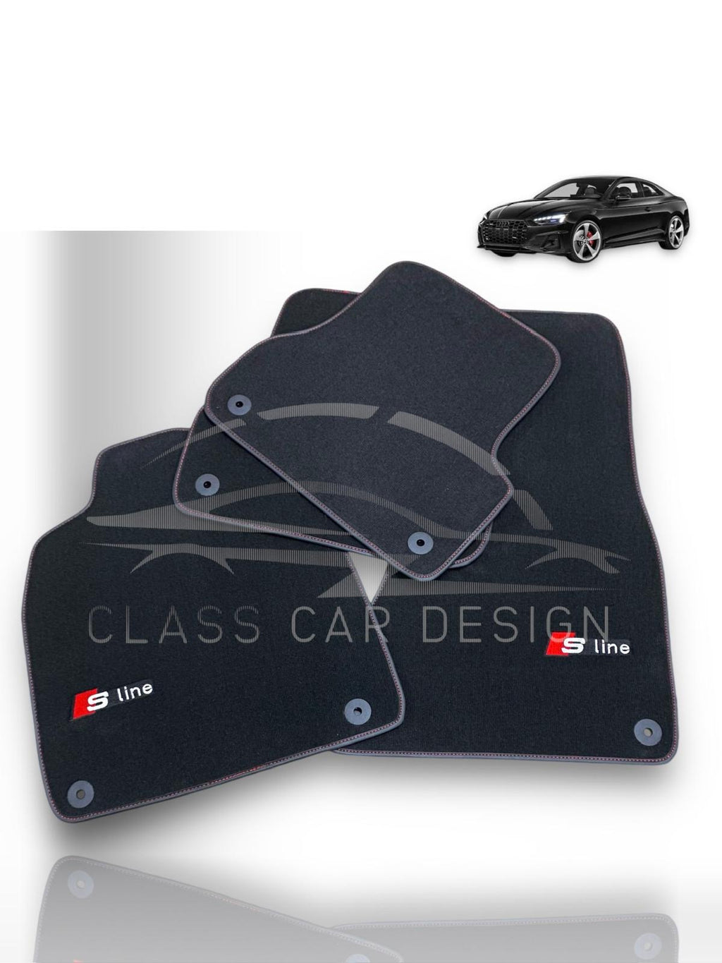 Audi A1 A2 A3 A4 A5 A6 A7 A8 Q2 Q3 Q4 Q5 Q7 Q8 TT And E-Tron Floor Mats – Custom Fit Luxury Velour Carpet Set