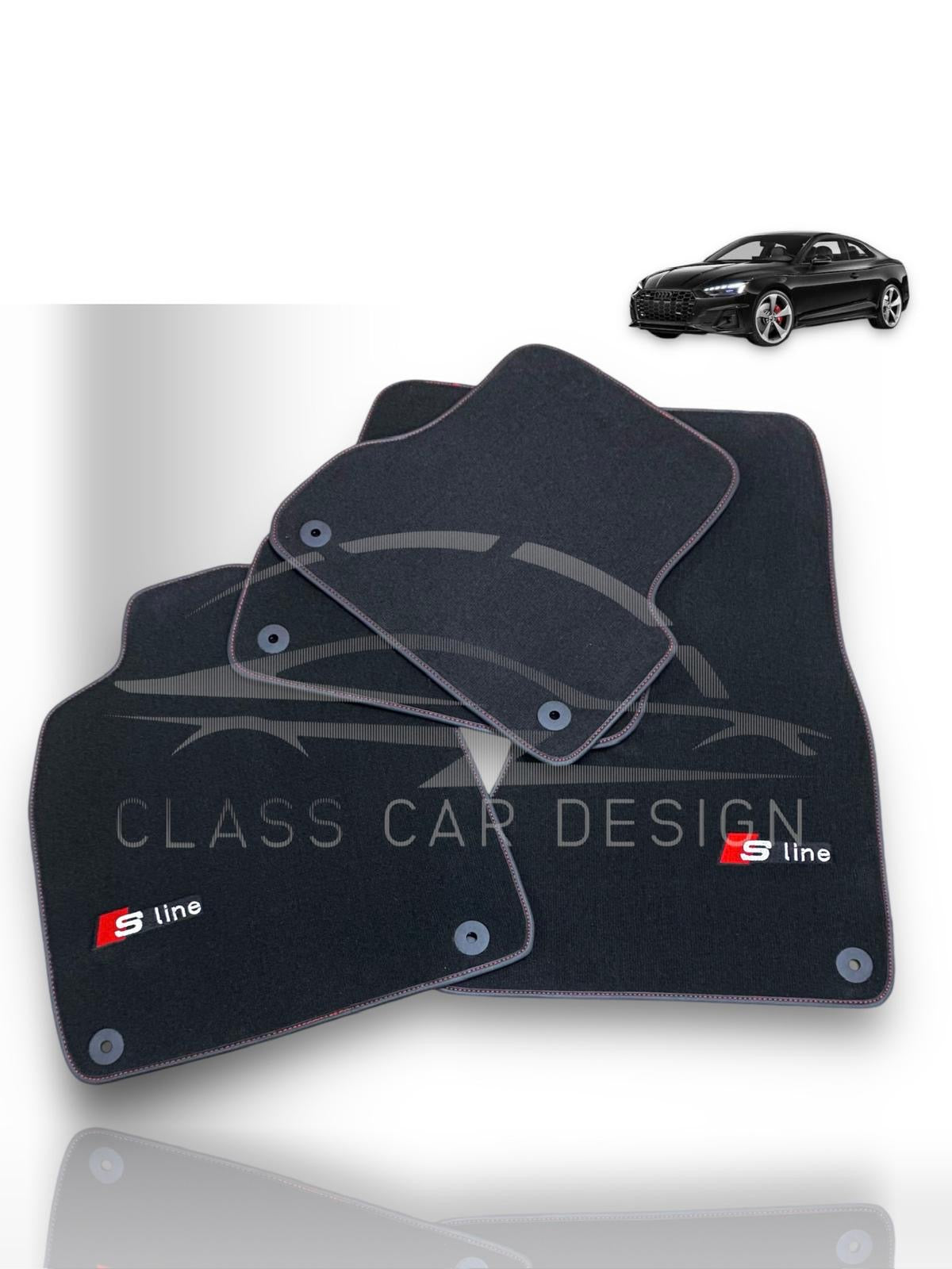 Audi A1 A2 A3 A4 A5 A6 A7 A8 Q2 Q3 Q4 Q5 Q7 Q8 TT And E-Tron Floor Mats – Custom Fit Luxury Velour Carpet Set