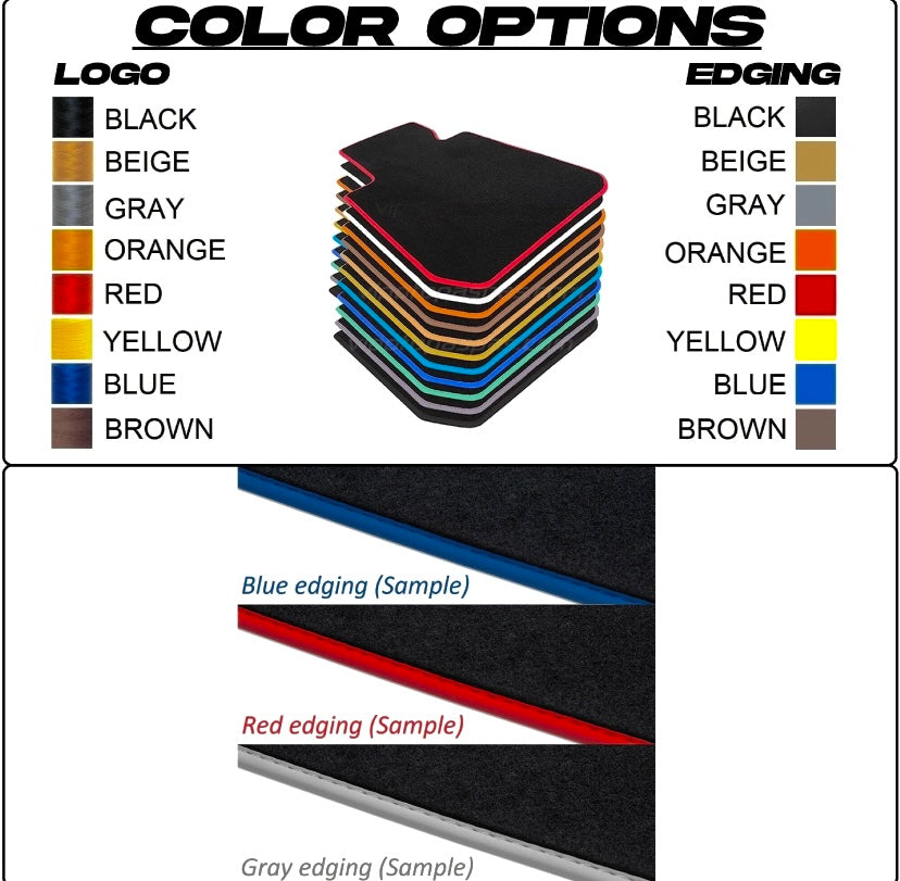 Audi RS Q3 Floor Mats (2013–2024) - Custom Fit Velour Luxury Carpet Set