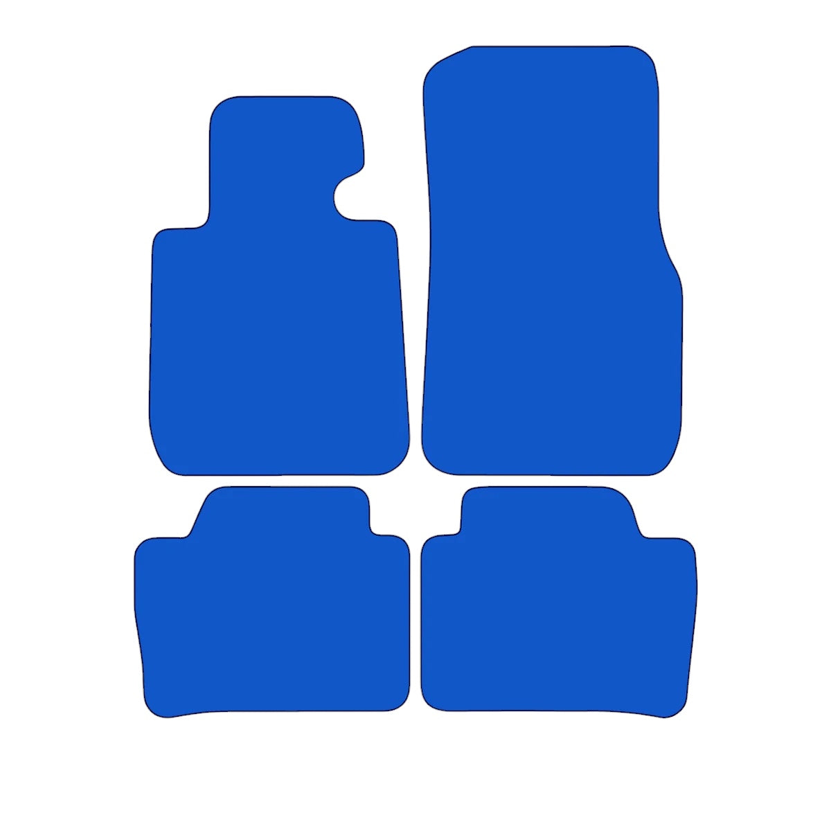 BMW 3 Series F30 Floor Mats (2012-2019) Custom Fit Luxury Velour Car Mats - Premium Carpet Set