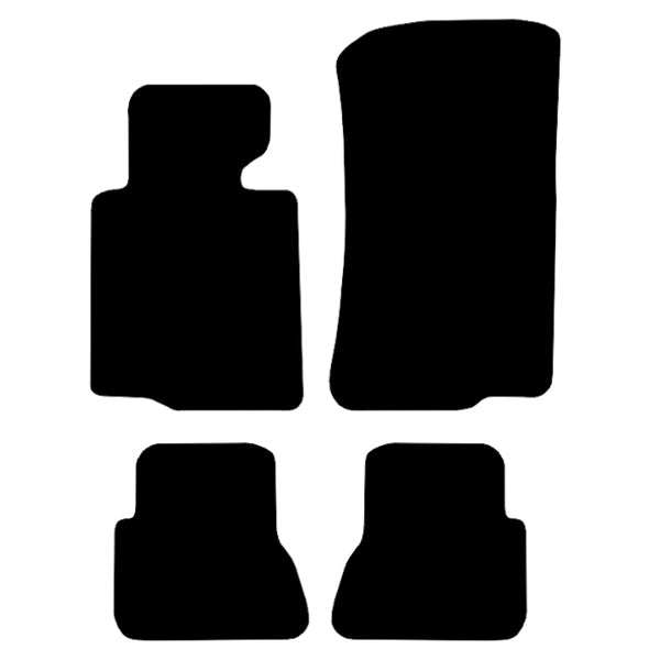 BMW 3 Series E46 Cabrio Floor Mats (1998–2006) – Custom Fit Luxury Velour Carpet Set – Premium Quality Mats