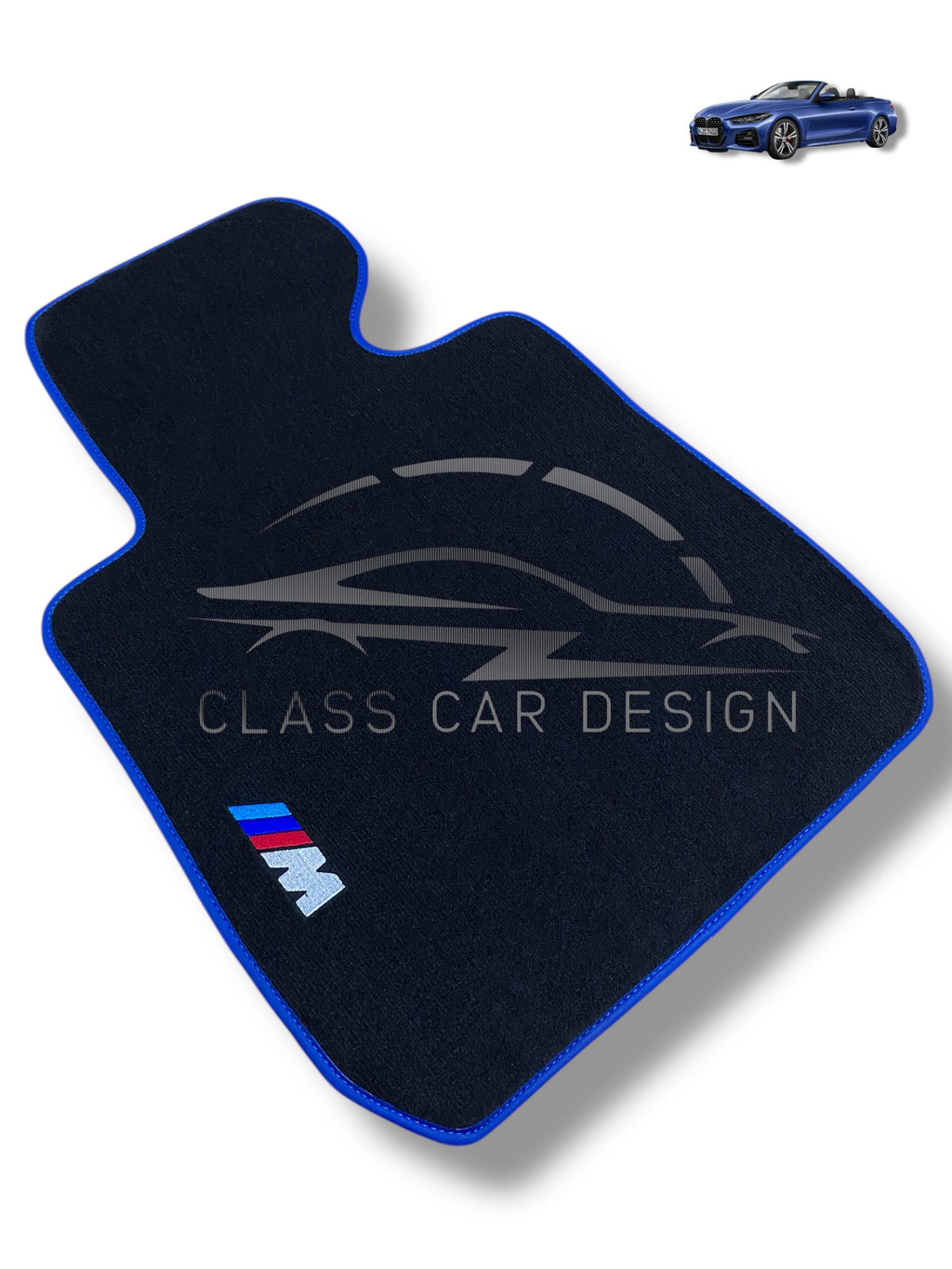 BMW 3 Series F30 Floor Mats (2012-2019) Custom Fit Luxury Velour Car Mats - Premium Carpet Set