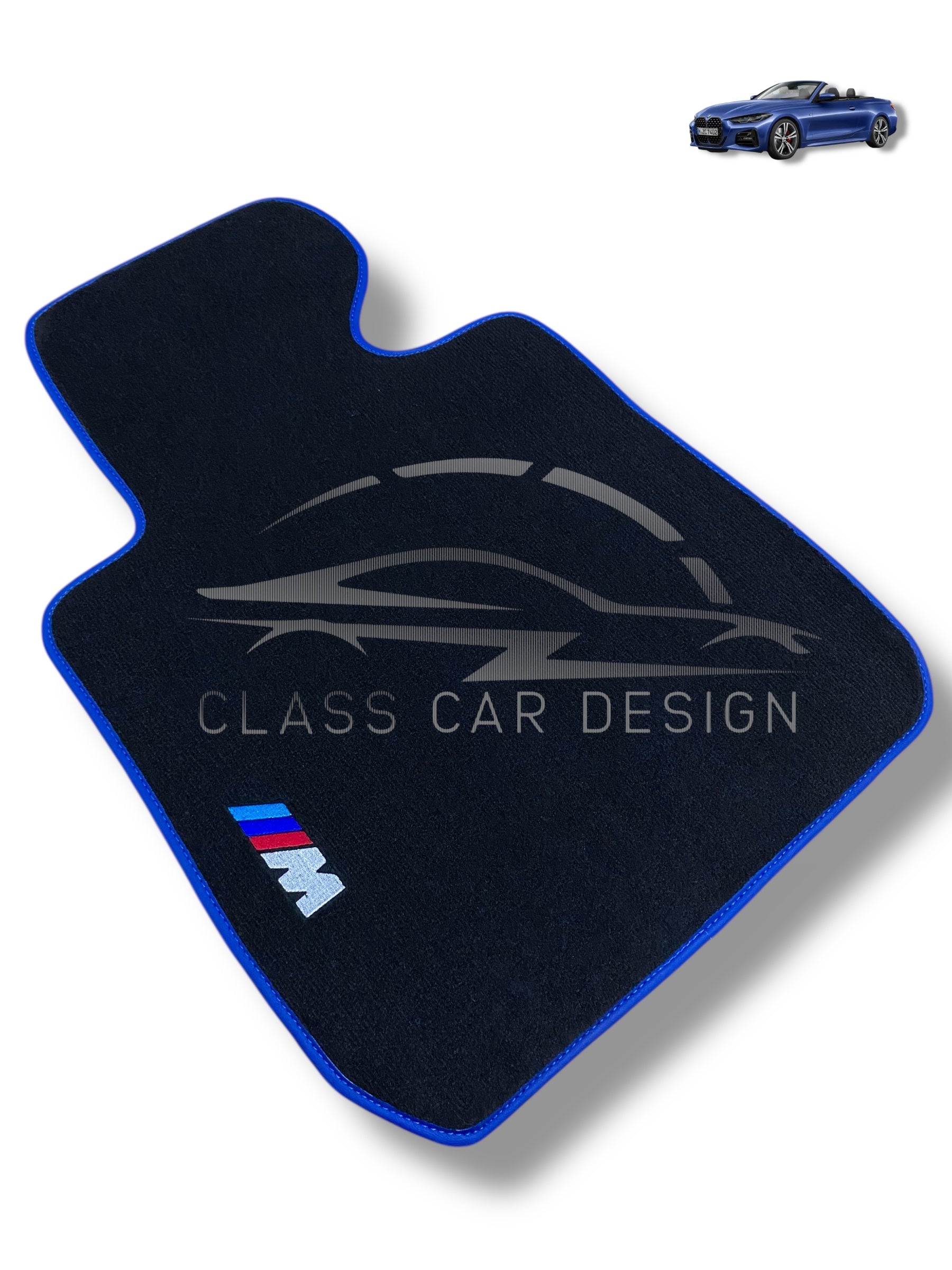 BMW 3 Series E30 Floor Mats (1982-1994) Custom Fit Luxury Velour Car Mats - Premium Carpet Set